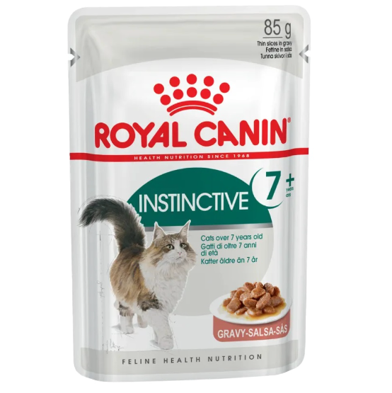 Royal canin инстинктив 7+ соус 28*85г в интернет-зоомагазине Pets Room