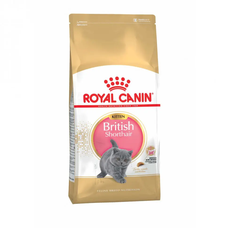 Royal canin kitten british shorthair сухой корм для котят породы британская гладкошерстная - 400 г фото Royal canin kitten british shorthair сухой корм для котят породы британская гладкошерстная - 400 г в интернет-зоомагазине Pets Room