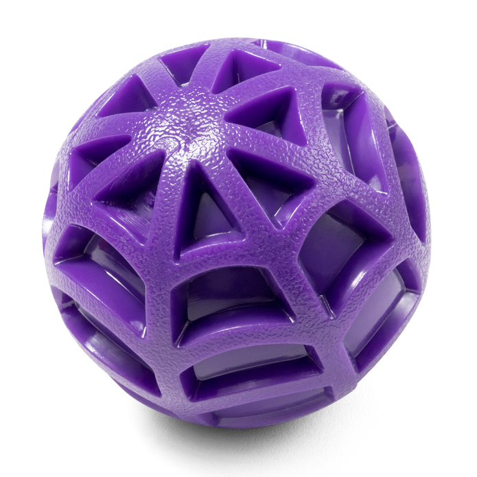 Игрушка для собак из термопластичной резины "мяч-паутинка", d65мм,  серия horror, triol в интернет-зоомагазине Pets Room