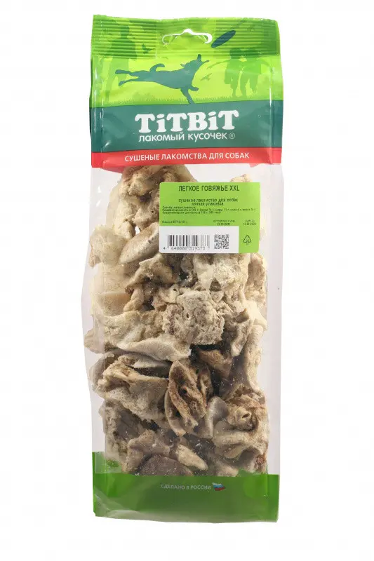 Titbit лакомство для собак легкое говяжье xxl - 67 г в интернет-зоомагазине Pets Room