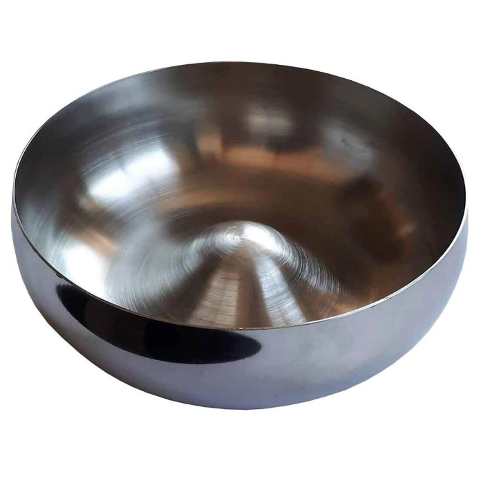 Миска метал. с выпуклым дном на резинке "летающая тарелка" 1 л (10216170/190419/0066512, индия ) в интернет-зоомагазине Pets Room