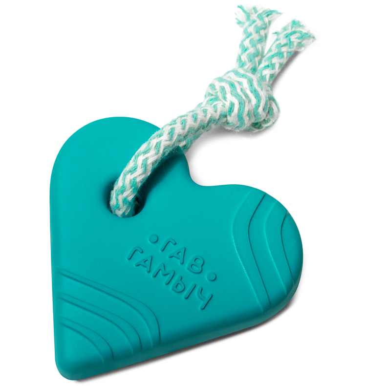 Игрушка для собак "сердечко с веревкой", 90*85мм, серия гав гамыч, gamma в интернет-зоомагазине Pets Room