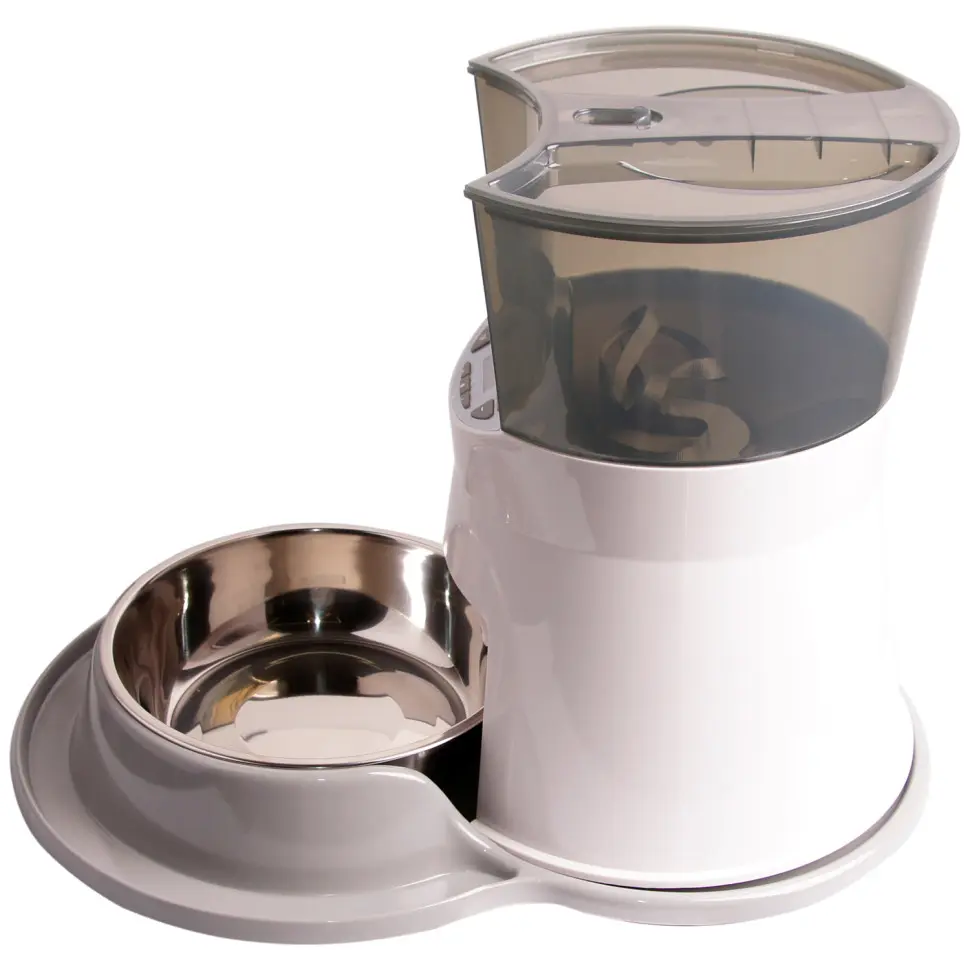 Superdesign автокормушка, 2500 мл, бело-серый в интернет-зоомагазине Pets Room