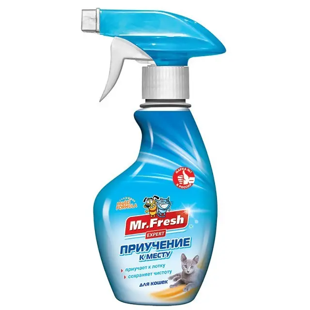 Mr.fresh expert спрей "приучение к месту" для кошек - 200 мл в интернет-зоомагазине Pets Room