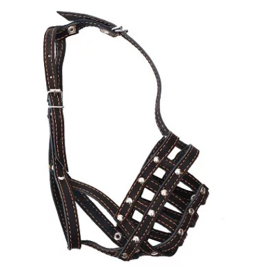 Намордник кож №14 (боксер кобель) rich breed фото Намордник кож №14 (боксер кобель) rich breed в интернет-зоомагазине Pets Room