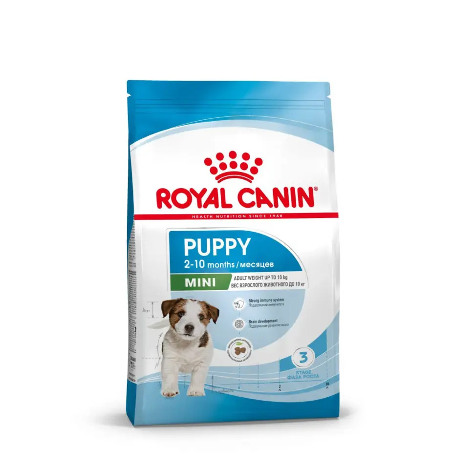 Royal canin mini puppy сухой корм для щенков мелких пород до 8 месяцев - 800 г в интернет-зоомагазине Pets Room
