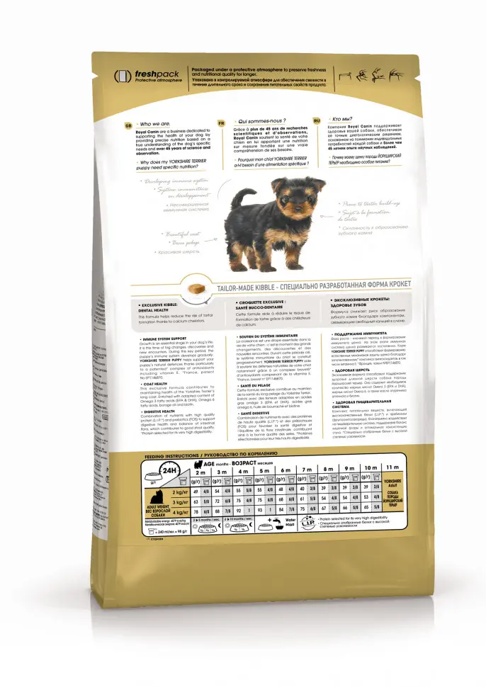 Royal canin yorkshire terrier 29 puppy сухой корм для щенков породы йоркширский терьер - 500 г в интернет-зоомагазине Pets Room