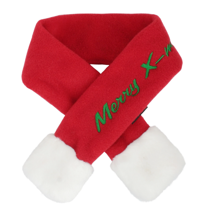 Puppia шарфик для собак новогодний "santa", красный, xl в интернет-зоомагазине Pets Room
