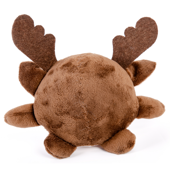 Elitedog игрушка для собак плюшевая с пищалкой "олень", коричневая в интернет-зоомагазине Pets Room