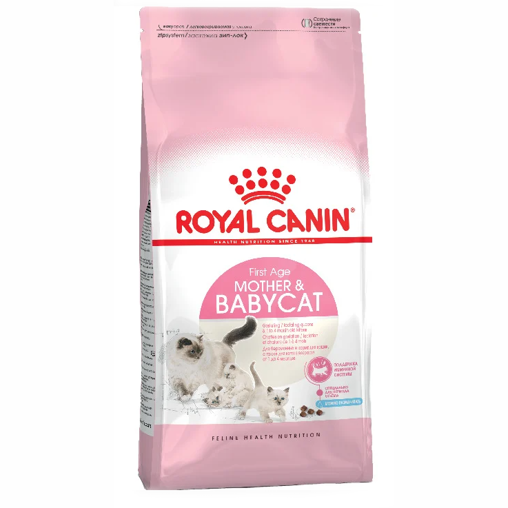 Royal canin mother&babycat 400 г сухой корм для котят в возрасте от 1 до 4 месяцев, а также для кошек в период беременности и лактации 1х12 в интернет-зоомагазине Pets Room