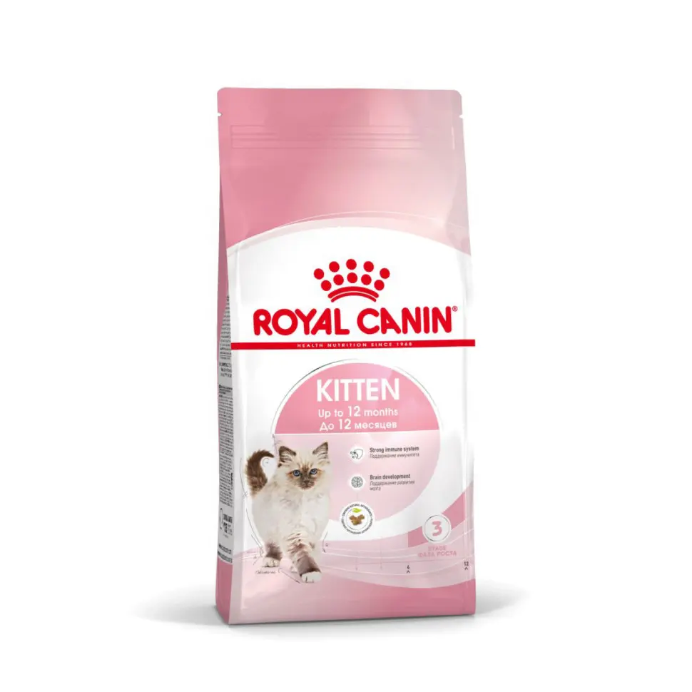 Royal canin kitten сухой корм для котят в период второй фазы роста до 12 месяцев - 1,2 кг в интернет-зоомагазине Pets Room