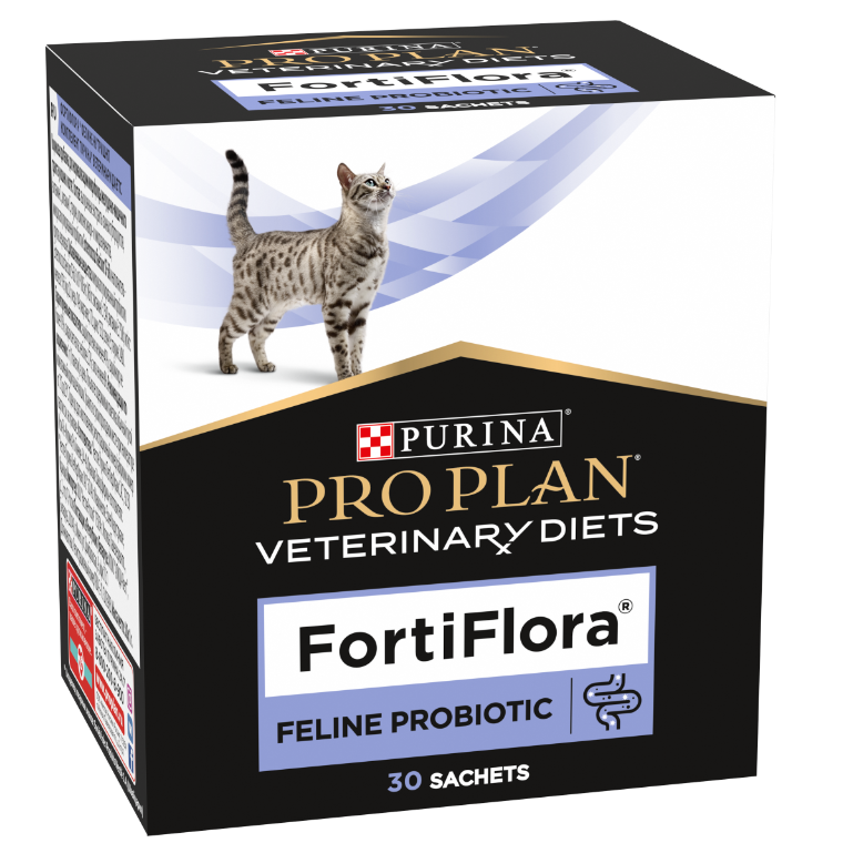 Pro plan veterinary diets fortiflora 30 г пищевая добавка для кошек для поддержания баланса микрофлоры 1х6 в интернет-зоомагазине Pets Room
