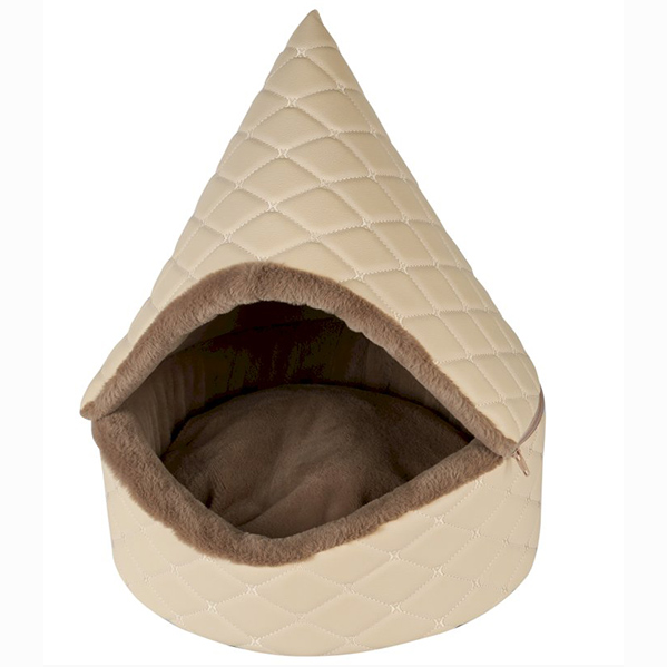 Домик юрта карбон крем с одеялом в интернет-зоомагазине Pets Room