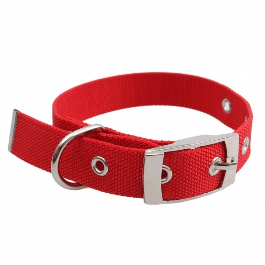 Ошейник нейлон l 25" 33-48 см rich breed ок-52 красный фото Ошейник нейлон l 25" 33-48 см rich breed ок-52 красный в интернет-зоомагазине Pets Room