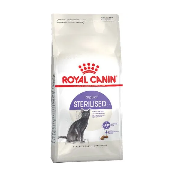 Royal canin sterilised 37 400 г сухой корм для стерилизованных кошек с 1 до 7 лет 1х12 в интернет-зоомагазине Pets Room