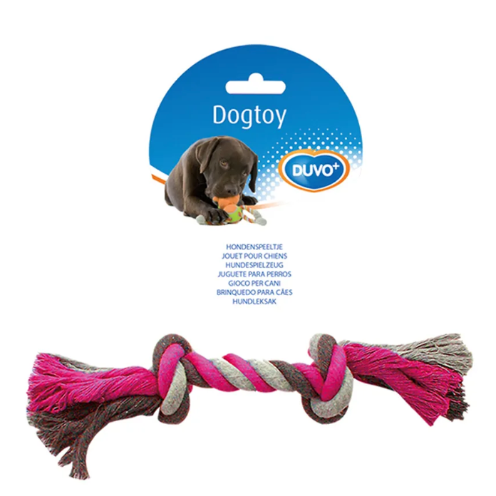 Duvo+ игрушка для собак веревочная, розовая, 35см в интернет-зоомагазине Pets Room