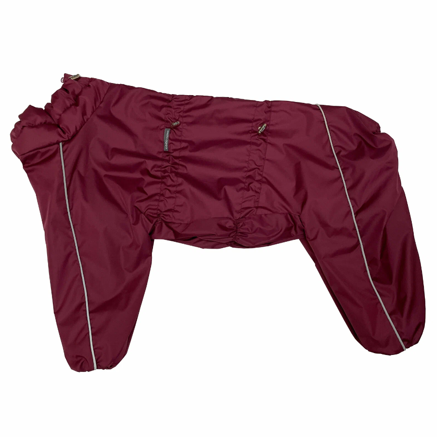 Комбинезон утепленный на флисе для собак р. 70-1 сука (бордо) в интернет-зоомагазине Pets Room
