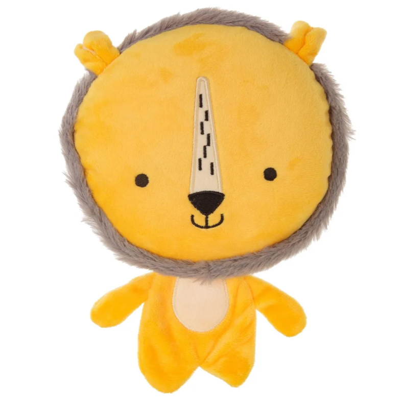 Zoozoozoo игрушка для собак мягкая с большой пищалкой "львёнок лео", жёлтый, 23см в интернет-зоомагазине Pets Room