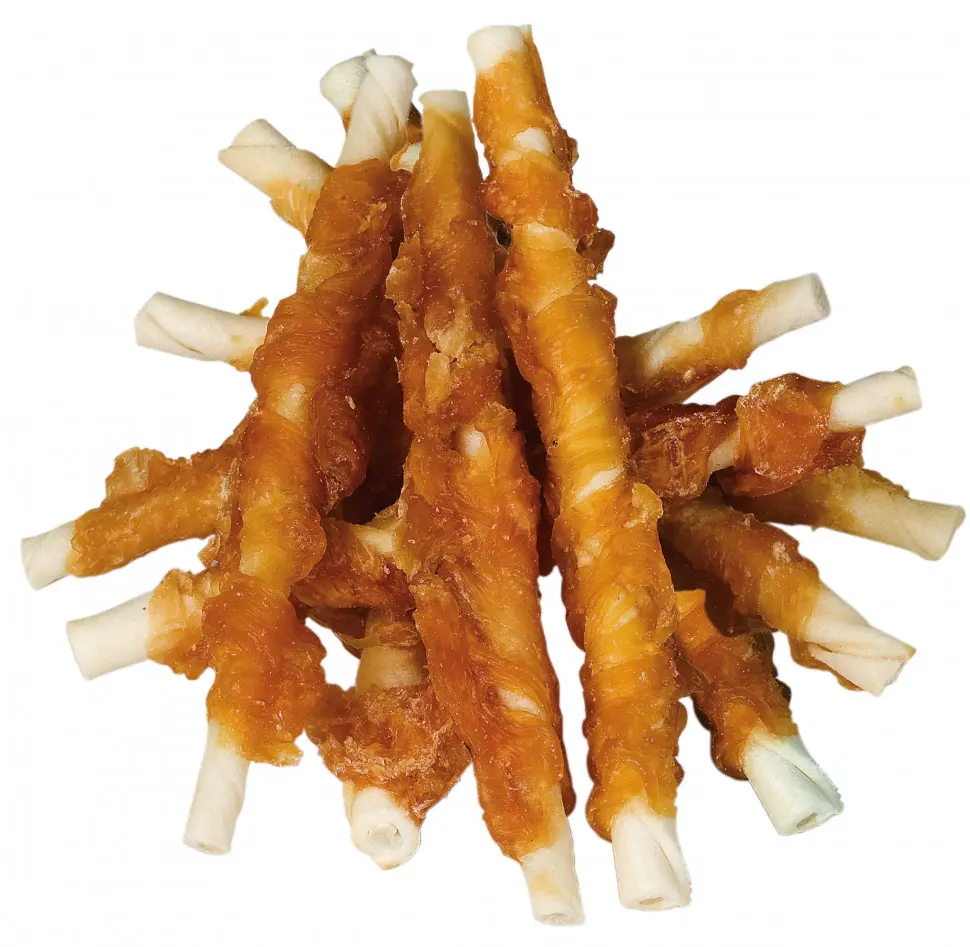 Деревенские лакомства 100 % мяса куриные палочки крученые для собак - 90 г в интернет-зоомагазине Pets Room