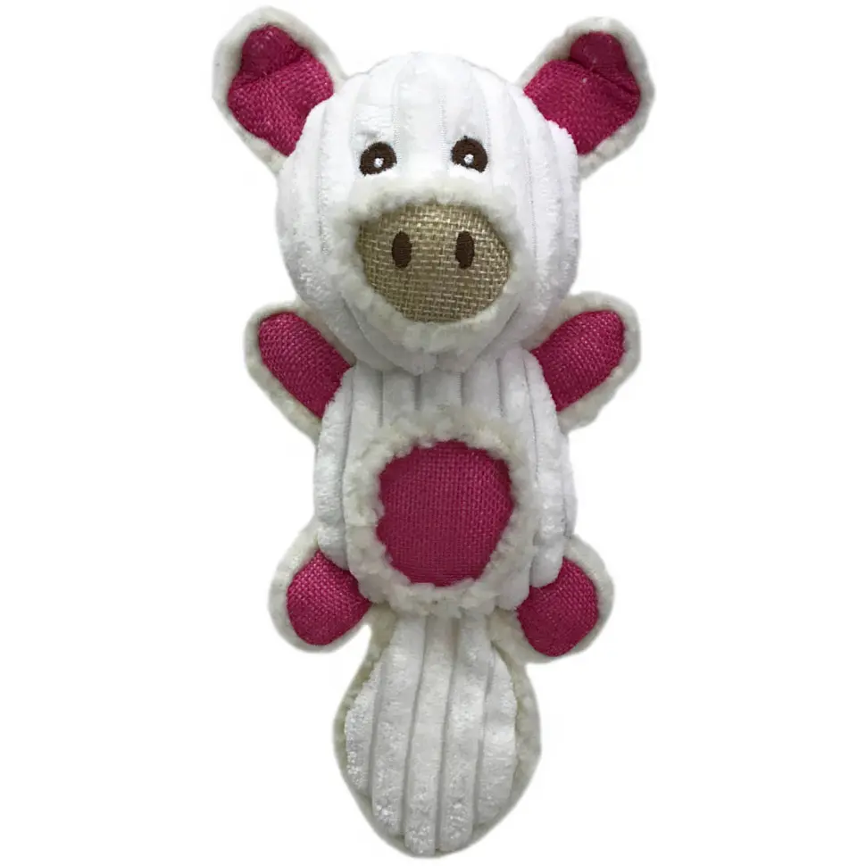 Petpark игрушка для собак поросенок с большим хвостом, 25 см, белый в интернет-зоомагазине Pets Room