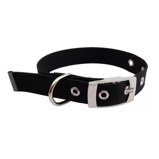 Ошейник нейлон m 20" 26-40 см rich breed ок-51 черный в интернет-зоомагазине Pets Room