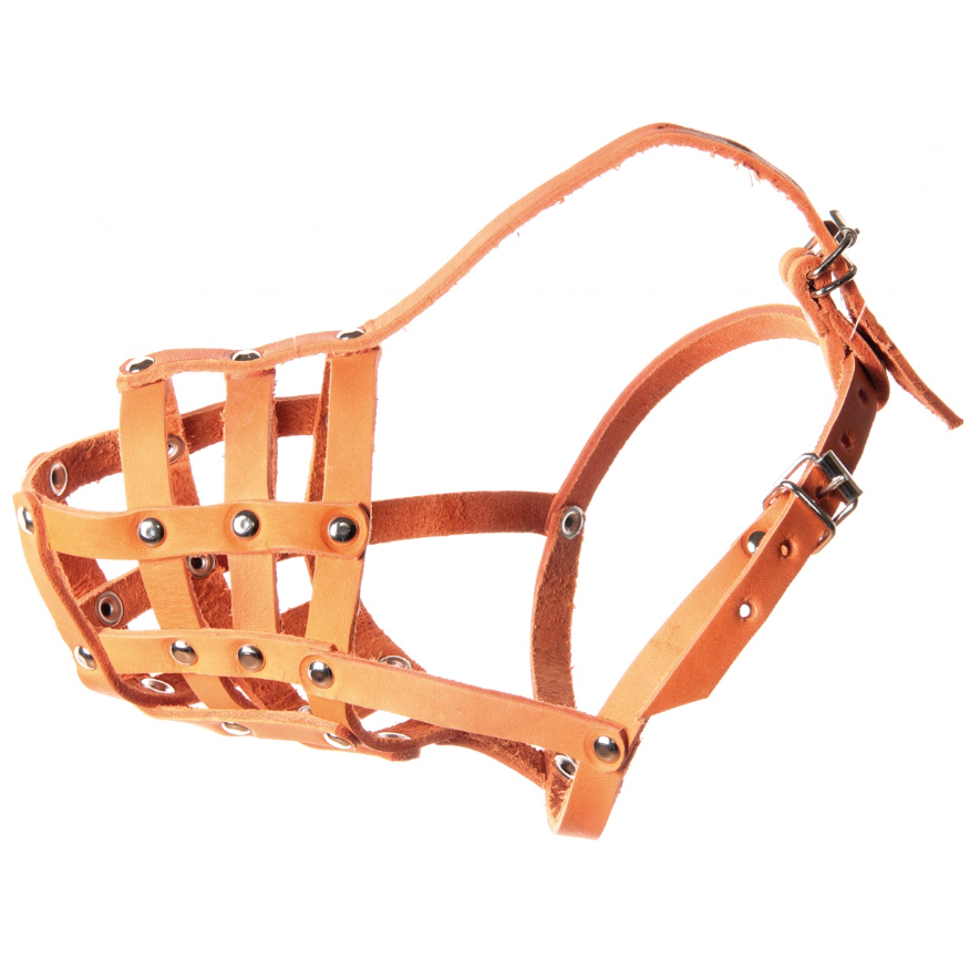 Намордник кож №4 (стаффорд) rich breed в интернет-зоомагазине Pets Room