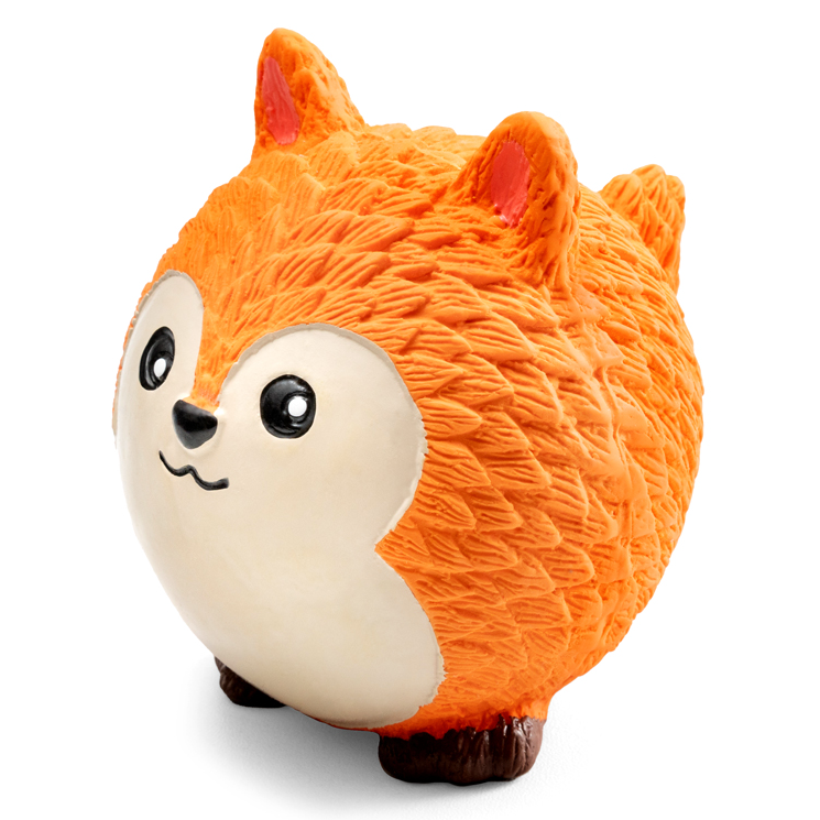 Игрушка для собак из латекса "лисенок-мяч", 90мм, triol в интернет-зоомагазине Pets Room