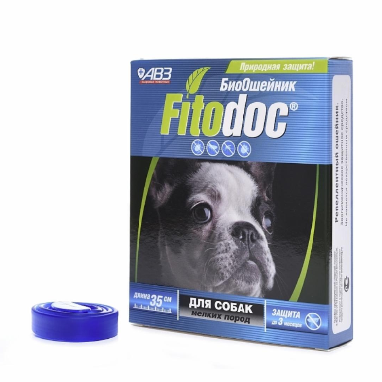 Авз фитодок 35 см ошейник для мелких собак репеллентный био от блох до 3 месяцев и клещей до 5 недель на основе эфирных масел фото Авз фитодок 35 см ошейник для мелких собак репеллентный био от блох до 3 месяцев и клещей до 5 недель на основе эфирных масел в интернет-зоомагазине Pets Room