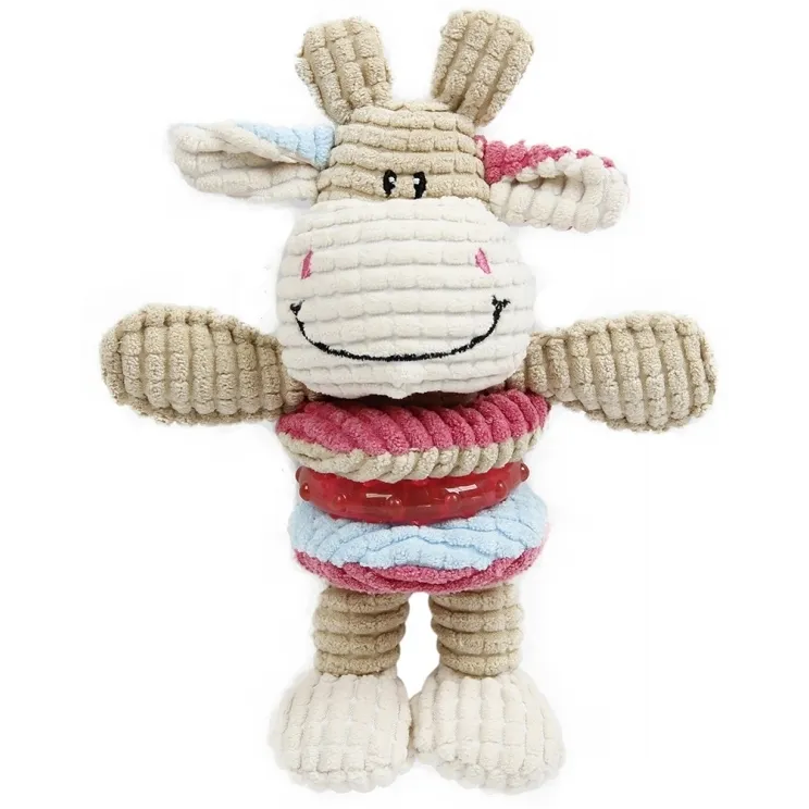 Ebi игрушка для собак мягкая "телёнок", бежевая, 15х21см в интернет-зоомагазине Pets Room