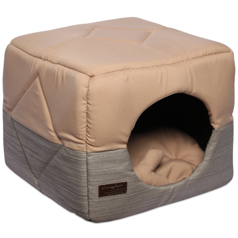 Домик-лежанка lion кубик lm4030-070 (размер m (45х45х38 см)) в интернет-зоомагазине Pets Room