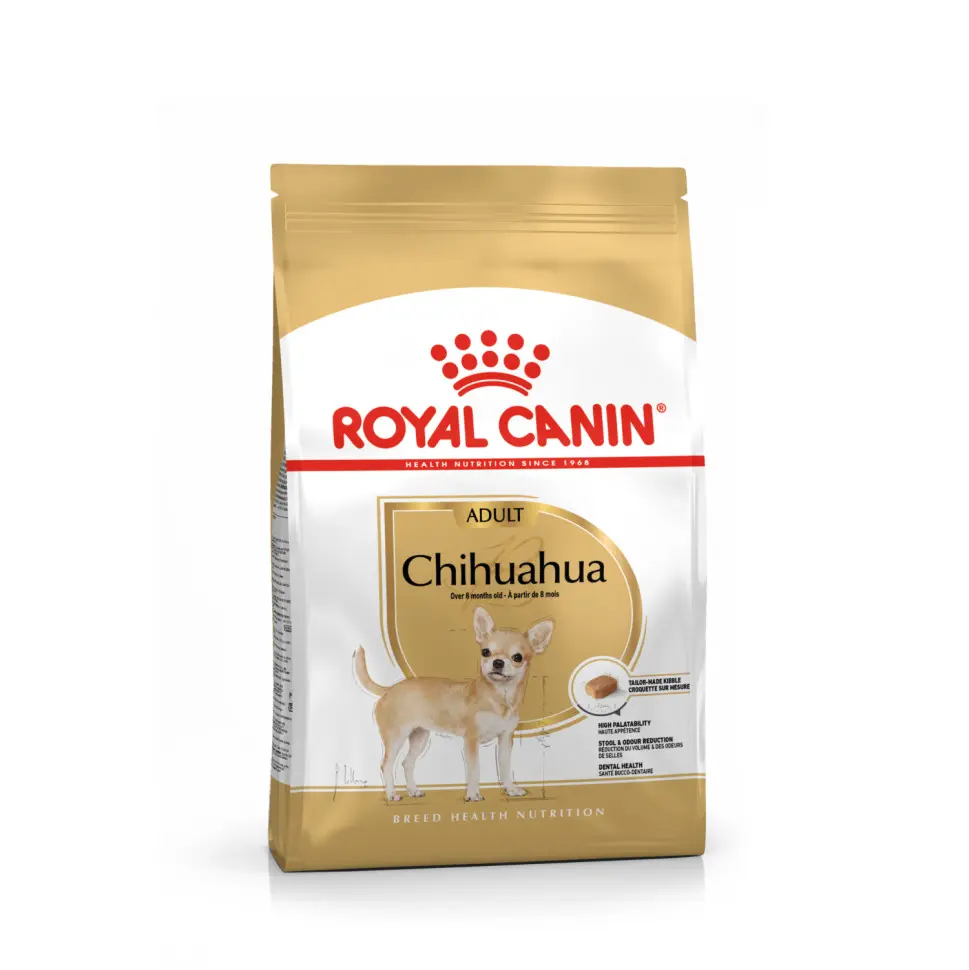 Royal canin chihuahua adult сухой корм для собак породы чихуахуа в возрасте 8 месяцев - 1,5 кг в интернет-зоомагазине Pets Room