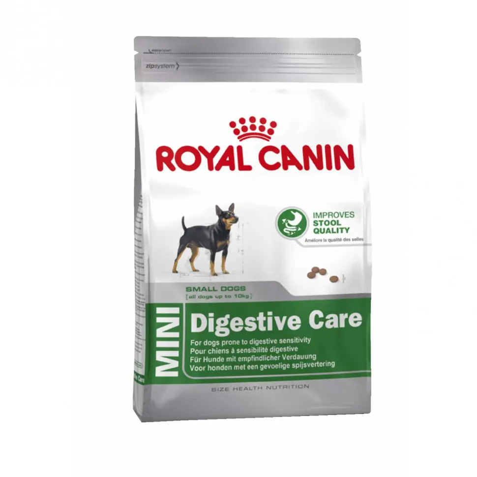 Royal canin mini digestive care сухой корм для собак с чувствительным пищеварением - 1 кг в интернет-зоомагазине Pets Room