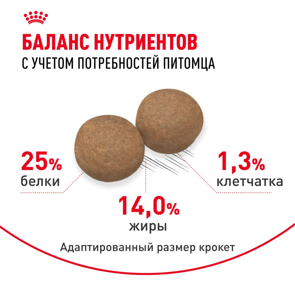 Royal canin medium adult сухой корм для взрослых собак средних пород от 12 месяцев до 7 лет, со свининой - 3 кг в интернет-зоомагазине Pets Room