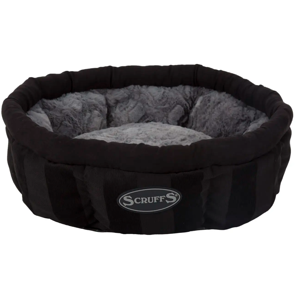 Tramps лежак для кошек круглый "aristocat ring", черный, 45х45х16см в интернет-зоомагазине Pets Room