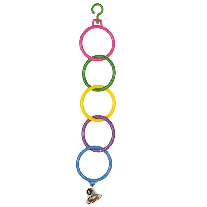 Кольца с колокольчиком тонкие lam4270 для птиц в интернет-зоомагазине Pets Room