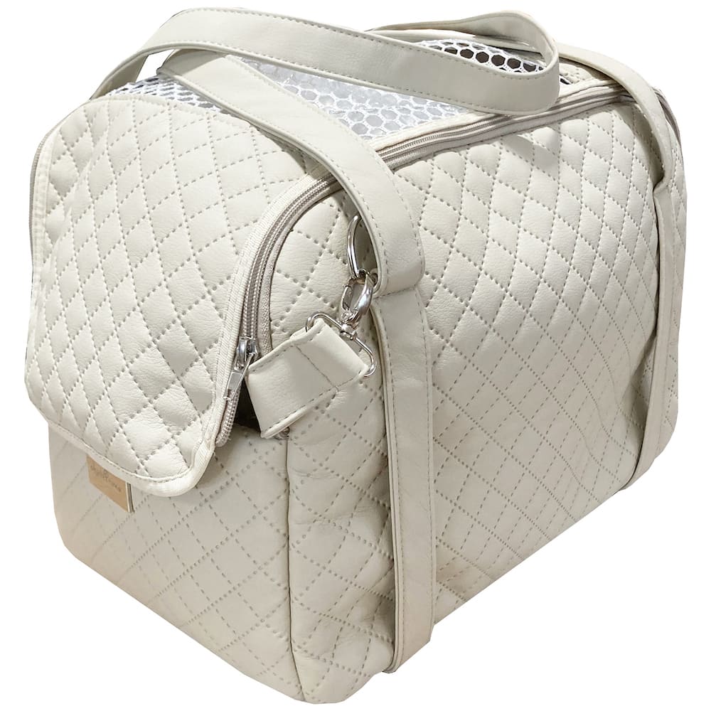 Anteprima сумка - переноска для животных "carol", бежевая, 45x30x27см(италия) в интернет-зоомагазине Pets Room