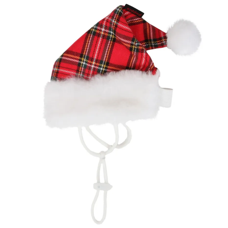 Puppia колпак для собак новогодний "santa", красная клетка, xl в интернет-зоомагазине Pets Room