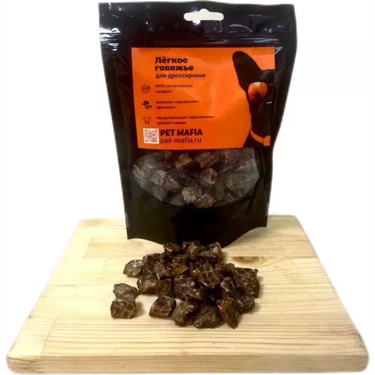 Пет мафия лакомство легкое говяжье для дессировки 250г в интернет-зоомагазине Pets Room