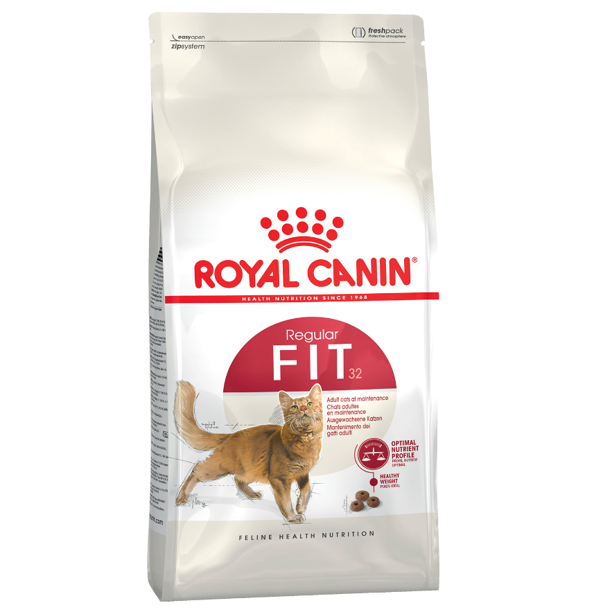 Royal canin fit 32 2 кг сухой корм для взрослых кошек в возрасте от 1 до 7 лет 1х6 в интернет-зоомагазине Pets Room