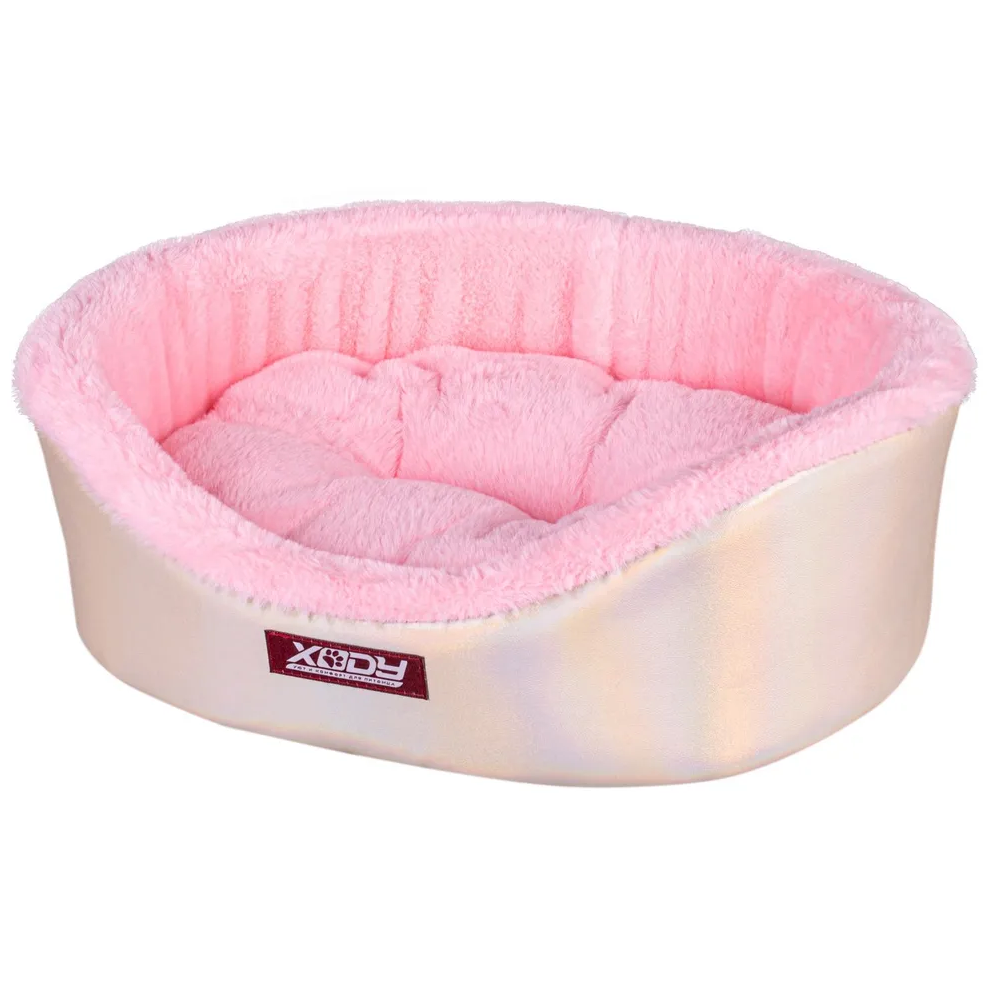 Лежак премиум (жемчуг) №0 розовый в интернет-зоомагазине Pets Room