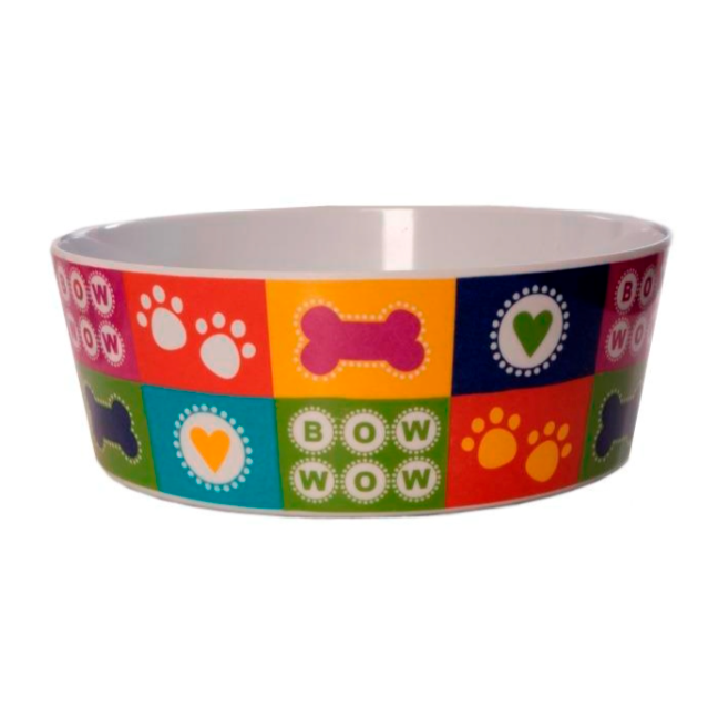 Tarhong миска для животных "color block", разноцветная, 17x5.9/950мл в интернет-зоомагазине Pets Room