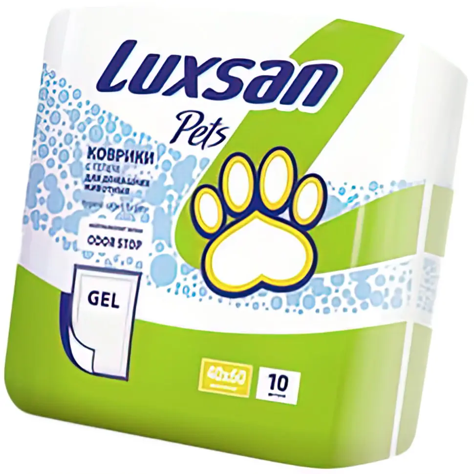 Luxsan premium gel коврики впитывающие для животных, 40х60, 10 шт в интернет-зоомагазине Pets Room