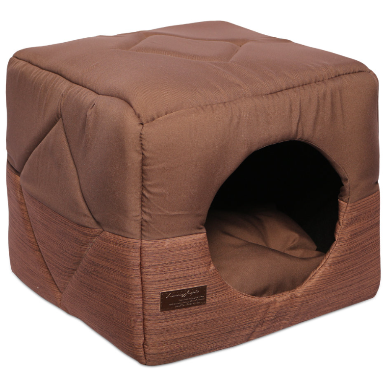 Домик-лежанка lion кубик lm4030-068 (размер s (40х40х35 см)) в интернет-зоомагазине Pets Room