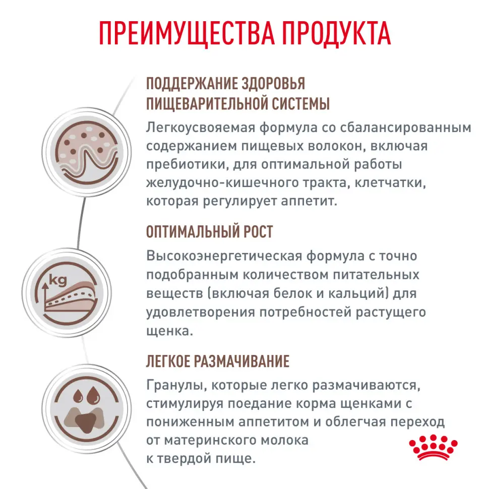 Royal canin gastrointestinal puppy сухой корм для щенков при расстройствах пищеварения - 1 кг в интернет-зоомагазине Pets Room