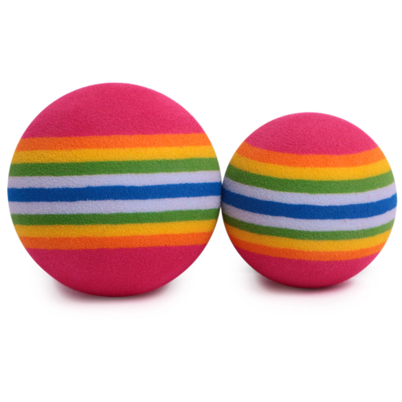 Игрушка для кошек lionpets "радуга-мячик" lmg-0508-14  (маленький) в интернет-зоомагазине Pets Room
