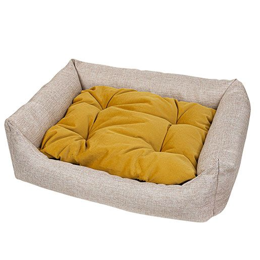 Лежак люкс  (флок) №1 olive в интернет-зоомагазине Pets Room
