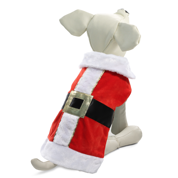 Попона "костюм деда мороза" s, красный, размер 25см, серия new year, triol в интернет-зоомагазине Pets Room