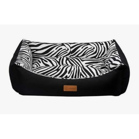 Лежанка dubex tarte прямоугольная черно-белая s 50*38*19см/b0540 в интернет-зоомагазине Pets Room