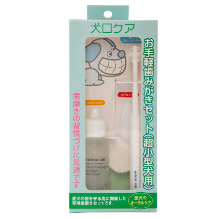 Kenko care зубной набор зеленый для чистки зубов д/мелких собак 1шт в интернет-зоомагазине Pets Room