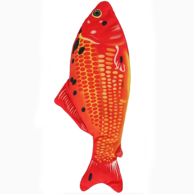 Интерактивная рыбка для кошек с аккум. 28х11 красный карп rich breed ик-32 в интернет-зоомагазине Pets Room